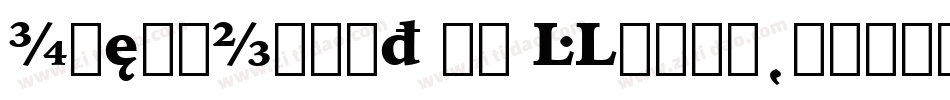 IowanOldSt BT Roman字体转换